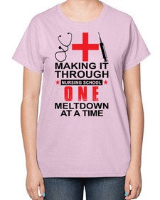nurse tshirt png 1221# - nurse-  Ladies T-Shirt