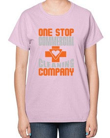 one stop commercial cleaning company Style 332# - cleaner-  Ladies T-Shirt