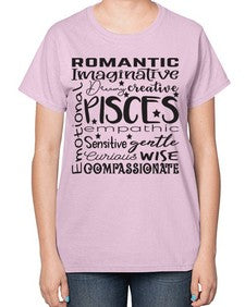 pisces 570# - pisces-  Ladies T-Shirt