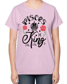 pisces king 375# - pisces-  Ladies T-Shirt