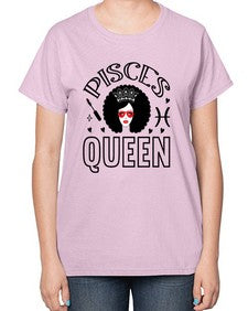 pisces queen 380# - pisces-  Ladies T-Shirt