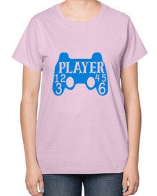player 39# - video games-  Ladies T-Shirt