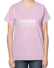 programmer some one who 1# - computer-  Ladies T-Shirt