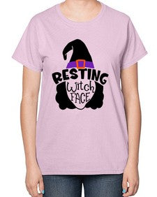 resting witch face 27# - witch-  Ladies T-Shirt