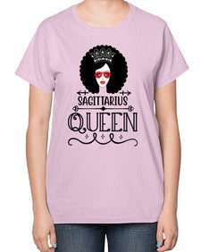 sagittarius queen 414# - sagittarius-  Ladies T-Shirt