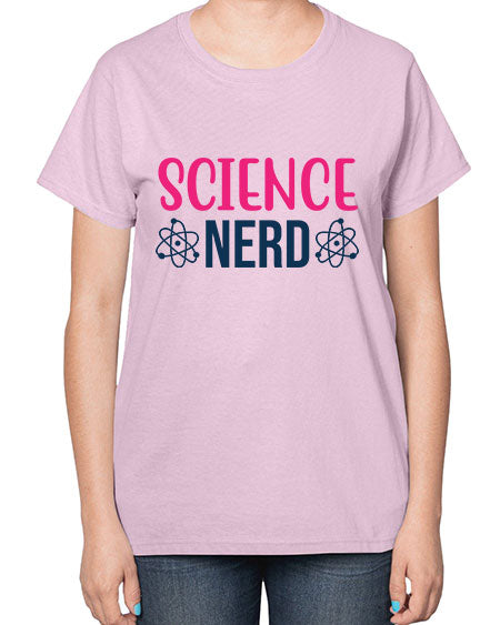 science nerd 65# - general science-  Ladies T-Shirt