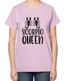scorpio queen 446# - scorpio-  Ladies T-Shirt