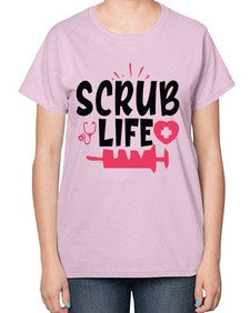 scrub life Style 1381# - nurse-  Ladies T-Shirt