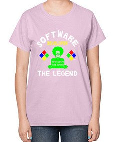 software developer the legend 16# - computer-  Ladies T-Shirt
