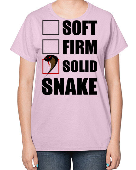 solid snake - snake-  Ladies T-Shirt