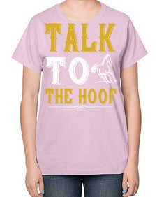 talk to the hoof Style 21# - horse-  Ladies T-Shirt
