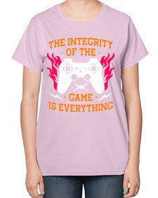 the integrity of the game 155# - video games-  Ladies T-Shirt