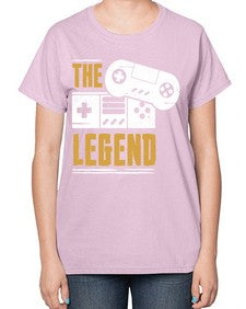the legend 156# - video games-  Ladies T-Shirt