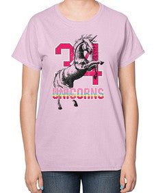 unicorns 517# - unicorn-  Ladies T-Shirt