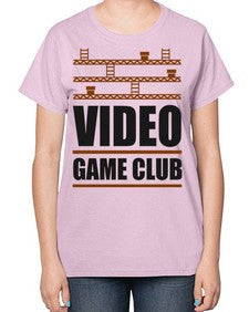 video game club 160# - video games-  Ladies T-Shirt