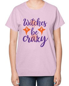 witches be crazy 10# - witch-  Ladies T-Shirt