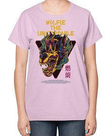 wolfie the unstoppable lvrw 1251# - art pop art-  Ladies T-Shirt