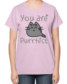 you are purrfect - cats-  Ladies T-Shirt