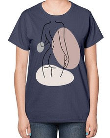 Abstract Shape 195# - art pop art-  Ladies T-Shirt