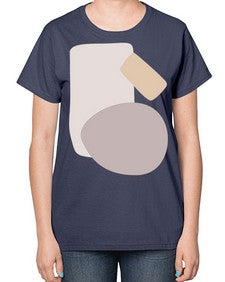 Abstract Shape 197# - art pop art-  Ladies T-Shirt