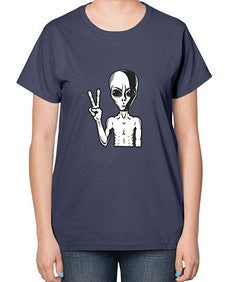 Alien 59# - ufo-  Ladies T-Shirt