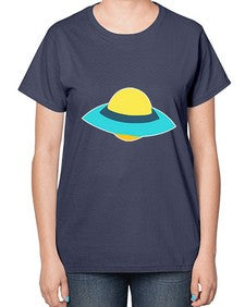 Alien 60# - ufo-  Ladies T-Shirt