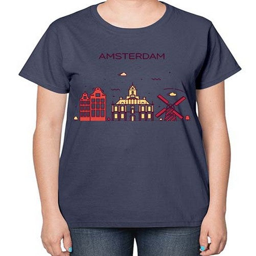 Amsterdam 321# - cities-  Ladies T-Shirt