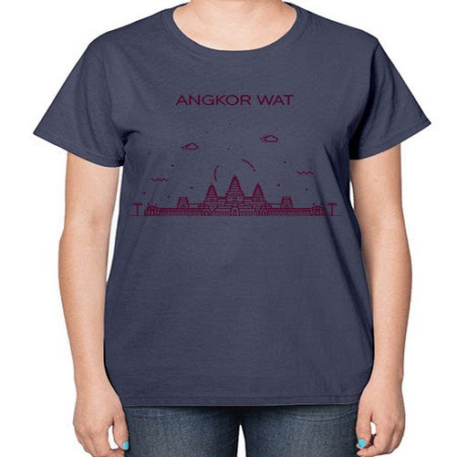AngkorWat 326# - cities-  Ladies T-Shirt