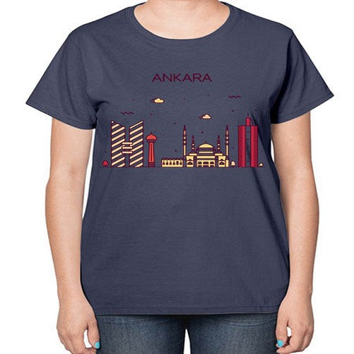 Ankara 332# - cities-  Ladies T-Shirt