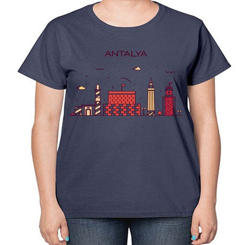 Antalya 335# - cities-  Ladies T-Shirt
