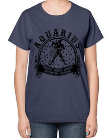 Aquarius 42# - aquarius-  Ladies T-Shirt