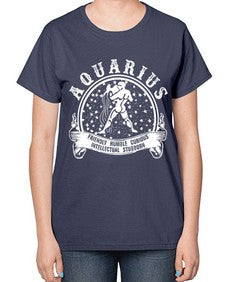 Aquarius 43# - aquarius-  Ladies T-Shirt
