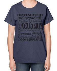 Aquarius 563# - aquarius-  Ladies T-Shirt