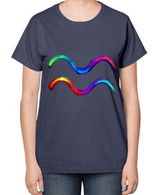 Aquarius 69# - aquarius-  Ladies T-Shirt
