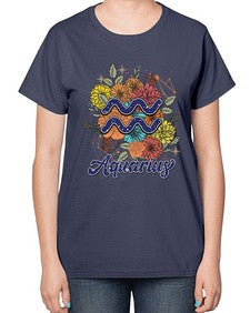 Aquarius 7# - aquarius-  Ladies T-Shirt
