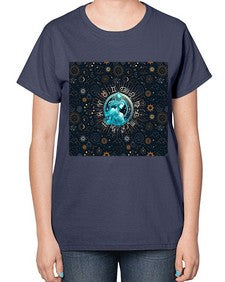 Aquarius Straight 66# - aquarius-  Ladies T-Shirt