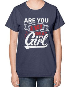 Are you a boy or a girl 2# - video games-  Ladies T-Shirt