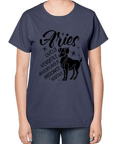 Aries 100# - aries-  Ladies T-Shirt