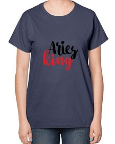 Aries king 96# - aries-  Ladies T-Shirt