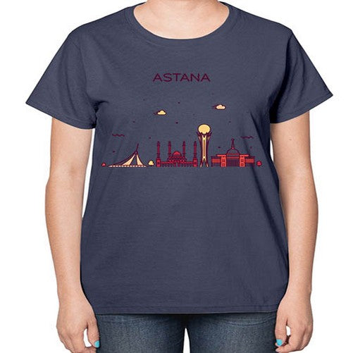 Astana 360# - cities-  Ladies T-Shirt