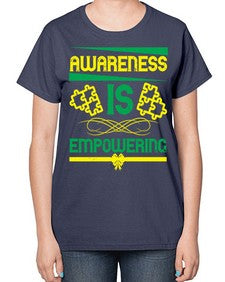 Awareness is empowering Style 4# - Self awareness-  Ladies T-Shirt