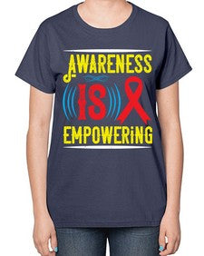 Awareness is empowering Style 6# - Self awareness-  Ladies T-Shirt