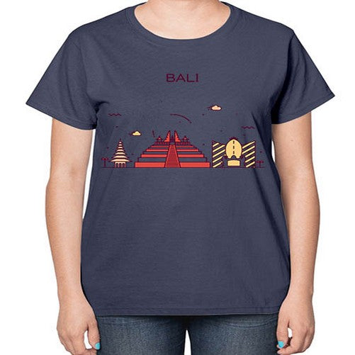 Bali 397# - cities-  Ladies T-Shirt