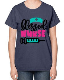 Blessed Nurse Style Style 630# - nurse-  Ladies T-Shirt