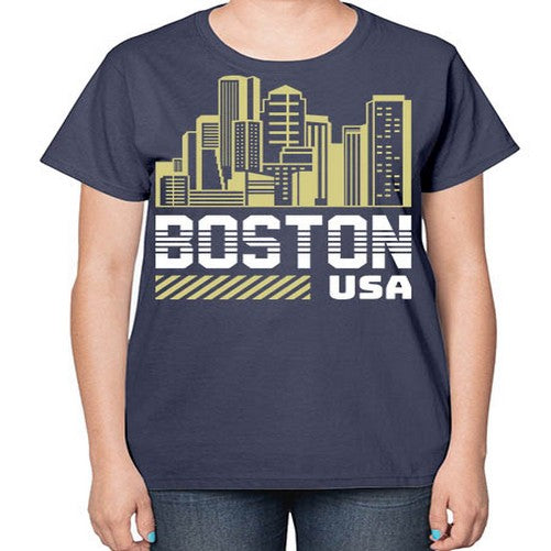 Boston 480# - cities-  Ladies T-Shirt