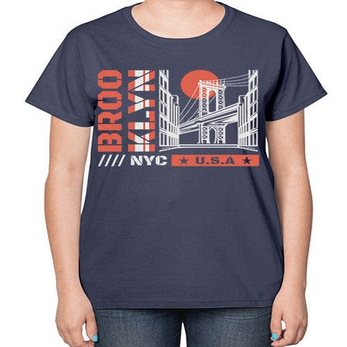 Brooklyn 499# - cities-  Ladies T-Shirt