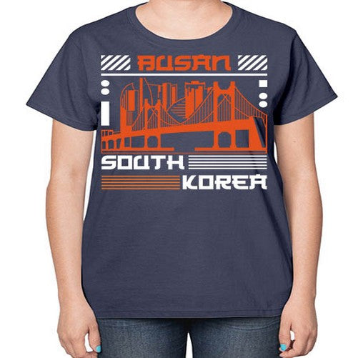 Busan 524# - cities-  Ladies T-Shirt