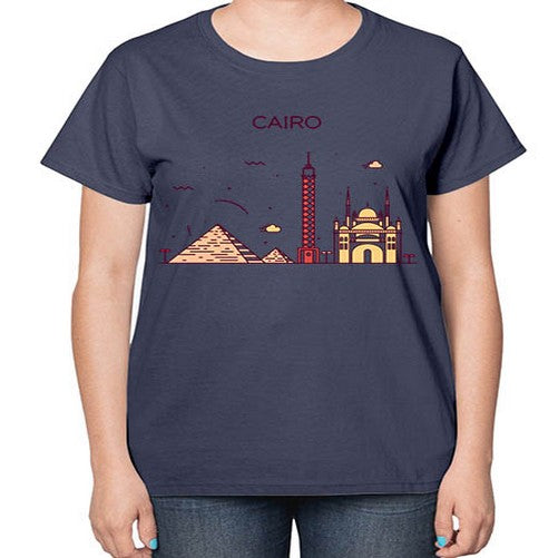 Cairo 529# - cities-  Ladies T-Shirt