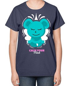 Calm Your Mind 189# - yoga-  Ladies T-Shirt