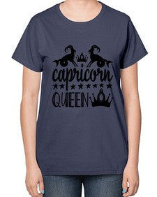 Capricorn queen 195# - capricorn-  Ladies T-Shirt